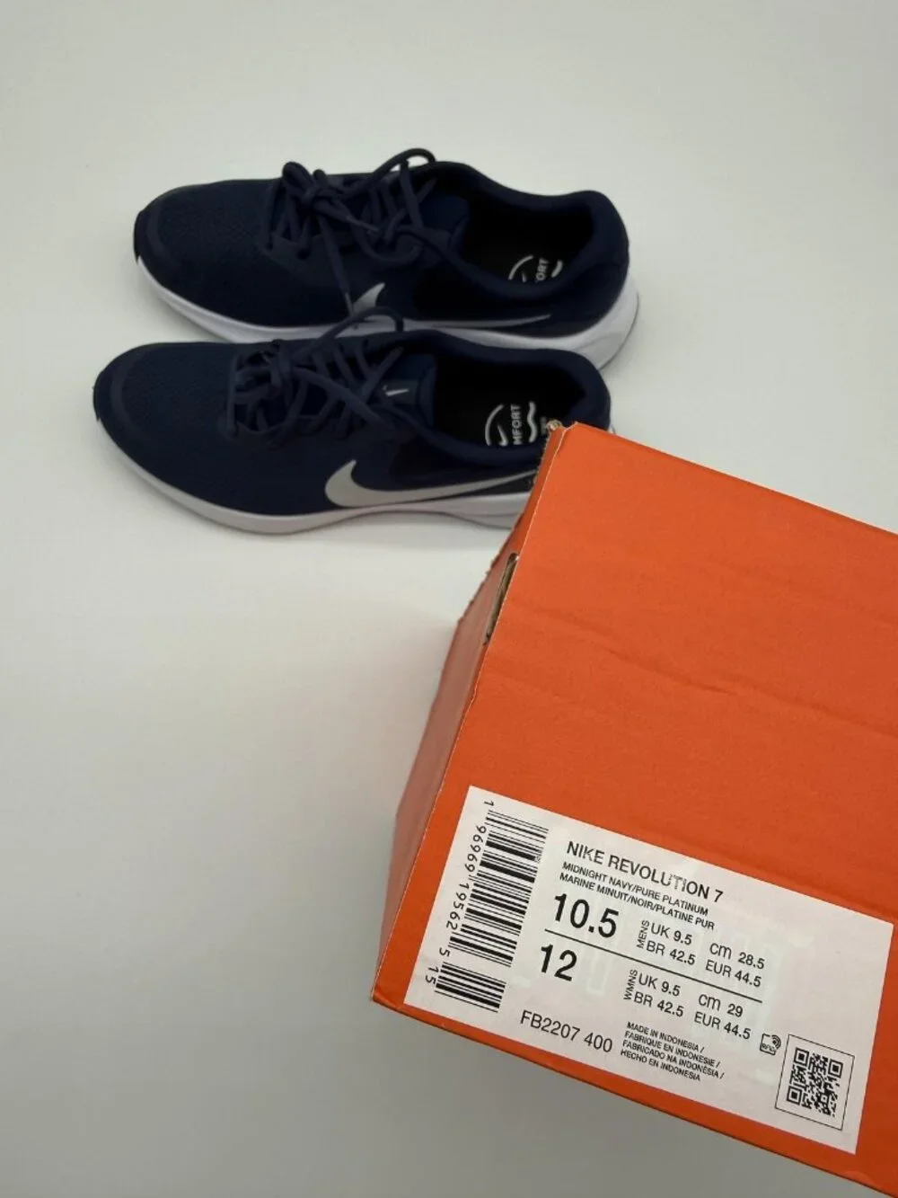 New Nike Revolution 7 Shoes Men's Size 10.5 Blue Running Comfort FB2207 400
